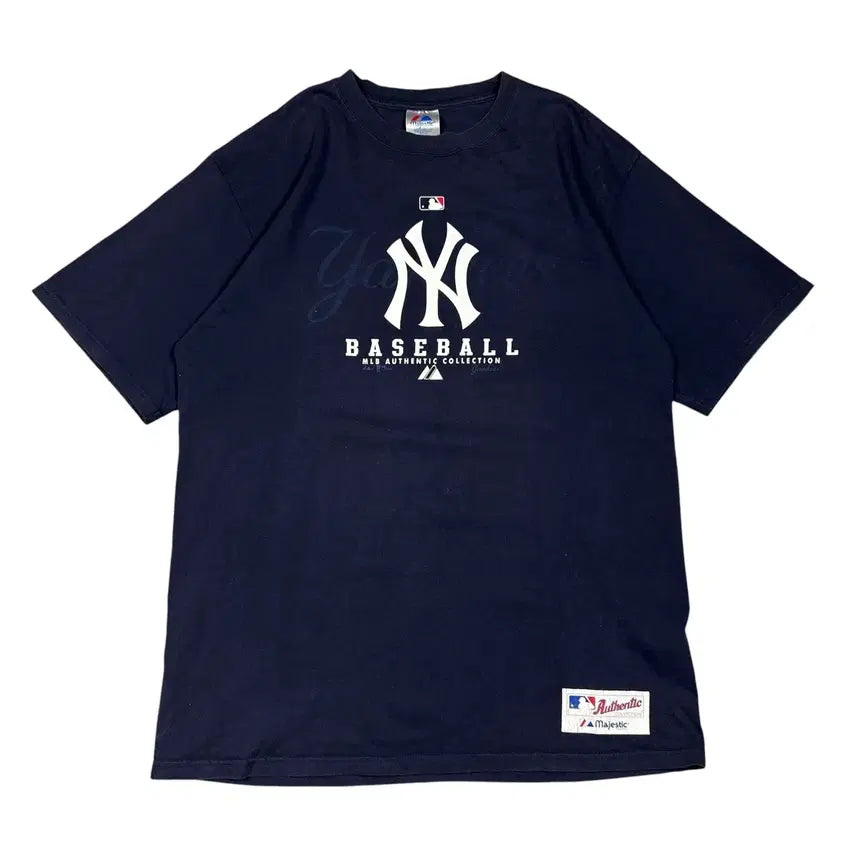 [BUNJANG] Majestic New York Yankees T-Shirt / 마제스틱 뉴욕 양키스 반팔티