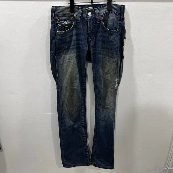 [BUNJANG] True Religion Washed Denim Pants / 트루릴리젼 워싱 데님팬츠