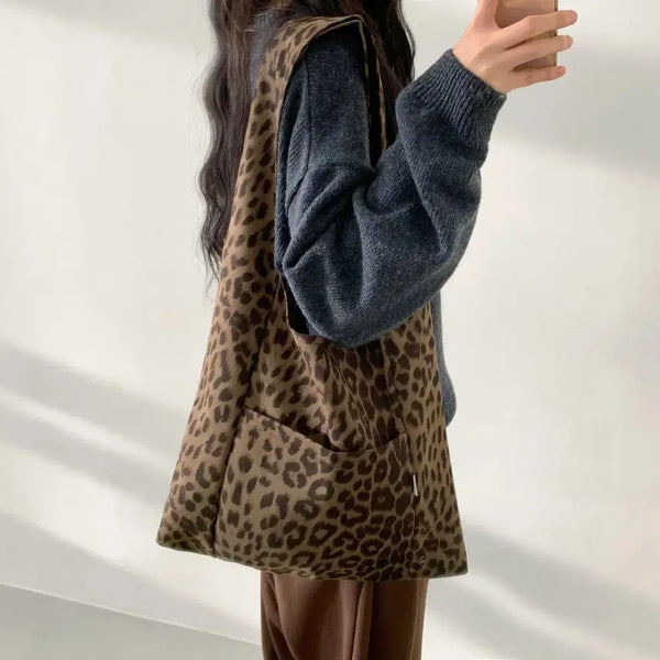[BUNJANG] Leopard Print Shoulder Bag / 레오파드 숄더백