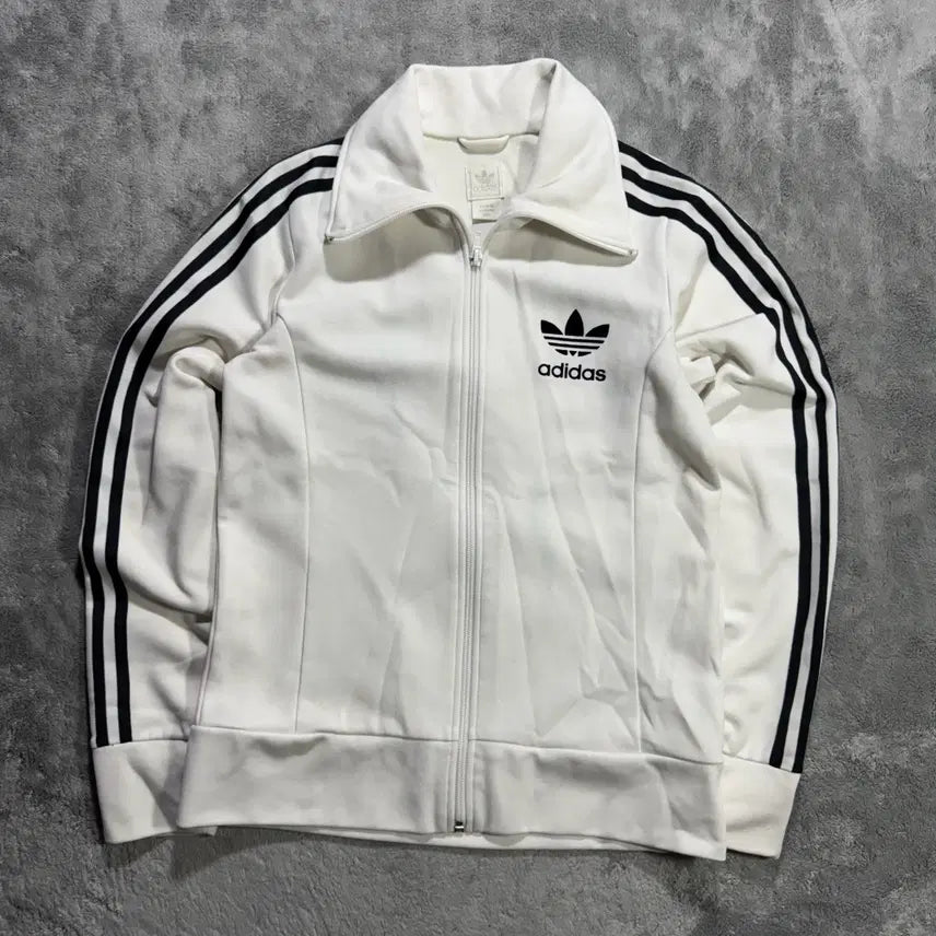 [BUNJANG] Adidas Europa Deluxe White Track Top Jersey S / [S] 아디다스 유로파 디럭스 여성 화이트 트랙탑 져지