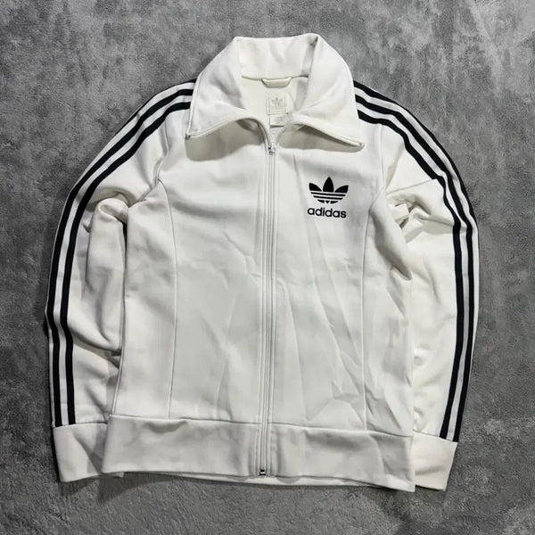 [BUNJANG] Adidas Europa Deluxe White Track Top Jersey S / [S] 아디다스 유로파 디럭스 여성 화이트 트랙탑 져지