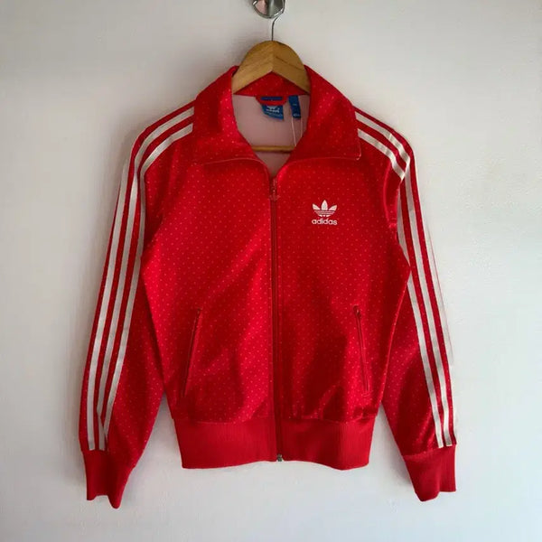 [BUNJANG] Adidas Firebird Big Logo Dot Pattern Jersey / 아디다스 파이어버드 빅로고 도트 패턴 져지