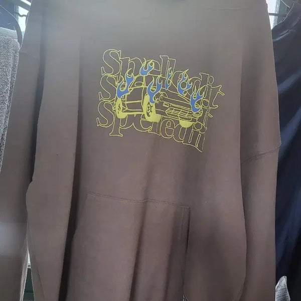 [BUNJANG] SpelEdit Brown Hoodie / 스펠에딧 후드티 브라운