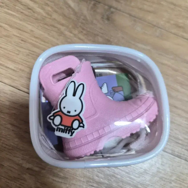 [BUNJANG] Miffy Pink Rain Boot Keychain / 미피 핑크 장화 키링