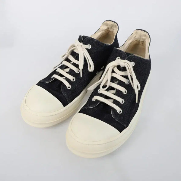 [BUNJANG] Rick Owens Ramones Low Sneakers Denim / 41 / Rick owens 릭오웬스 데님 라몬즈 로우 스니커즈