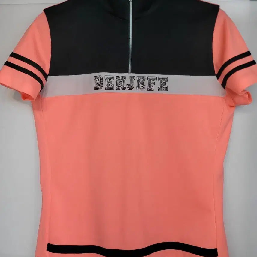 [BUNJANG] Benjefe Pink Short Sleeve T-Shirt / 벤제프 반팔 티셔츠 핑크