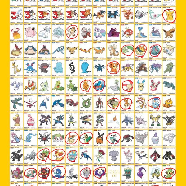 [BUNJANG] Pokemon Stickers (Individual Purchase) / 포켓몬 띠부씰 구매해요