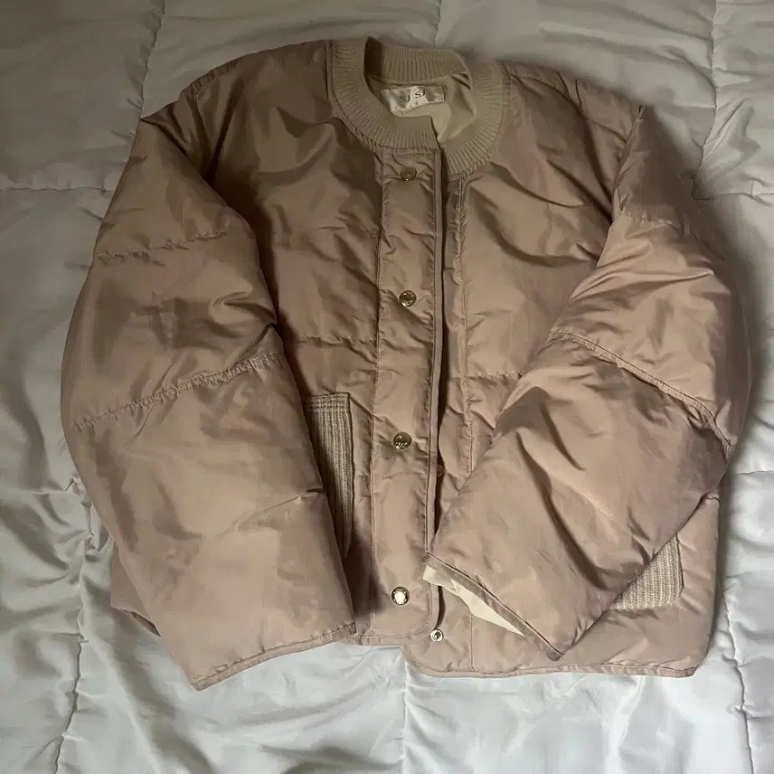 [BUNJANG] SJ.SJSJ Lightweight Padded Jacket Beige / sjsj 경량 패딩 76