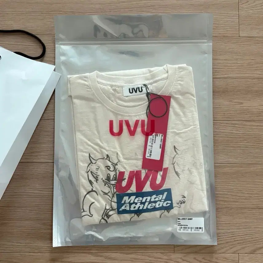 [BUNJANG] UVU Mental Athletic L T-Shirt / UVU 멘탈 애슬레틱 L (새상품)