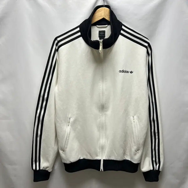 [BUNJANG] Adidas Beckenbauer White Track Top Jersey / [정품/110] 아디다스 베켄바우어 화이트 트랙탑 져지