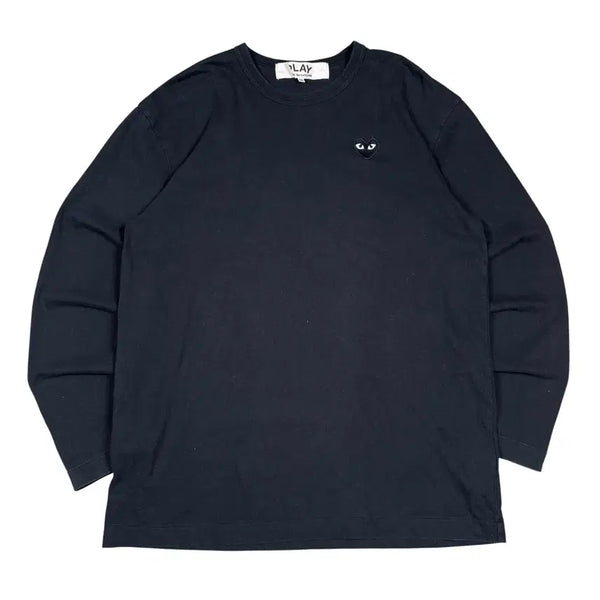 [BUNJANG] Comme des Garçons PLAY Black Long Sleeve T-Shirt / 꼼데가르송 플레이 블랙 긴팔티