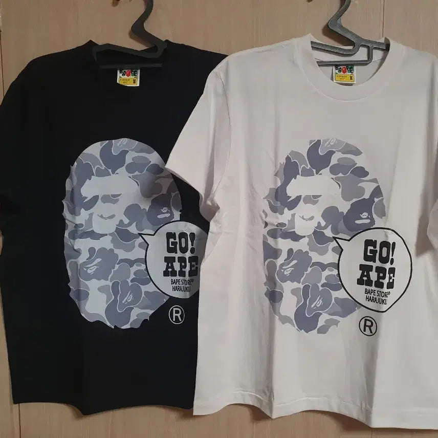 [BUNJANG] BAPE Big Head Camo T-Shirt Black Size M / (새상품) 베이프 빅헤드 반팔티 M사이즈_남여공용 배이프 얼큰이 반팔