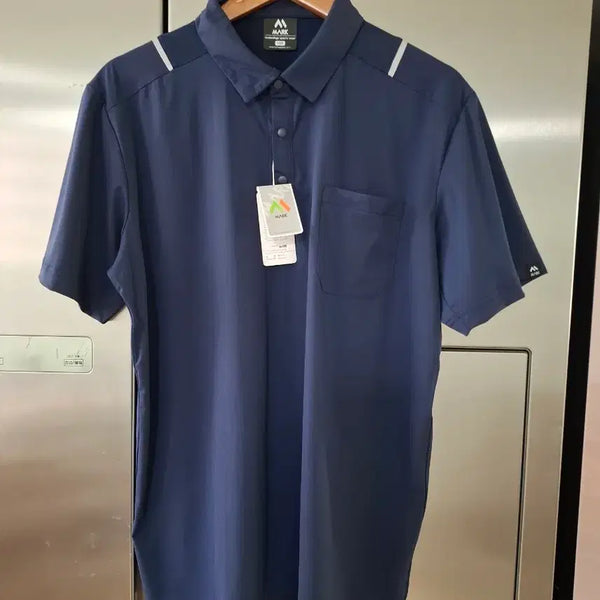 [BUNJANG] Mark Gonzales Short Sleeve Polo Shirt Navy / 마크 앤 곤잘레스 반팔 카라티 네이비