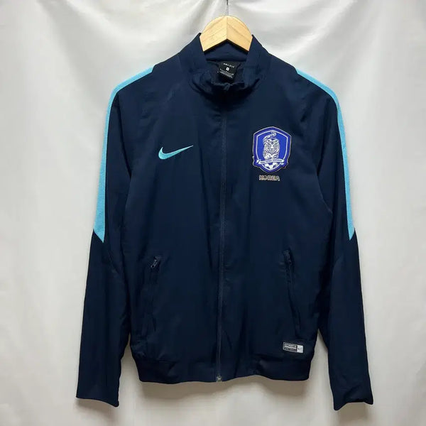 [BUNJANG] Nike Korea National Football Team 16-18 Navy Woven Windbreaker Jacket / [정품/S] 나이키 한국 축구 국대 16-18 네이비 우븐 바람막이