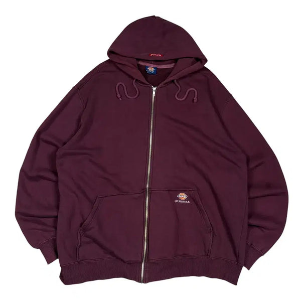 [BUNJANG] Dickies Burgundy Hoodie Zip-Up / 디키즈 버건디 후드집업