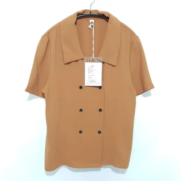 [BUNJANG] Women's Two-Button Blouse / 여성 투버튼 블라우스 F_S2293