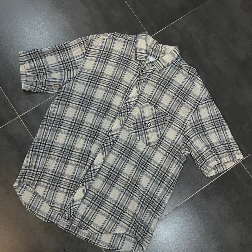 [BUNJANG] Covernat Vintage Short Sleeve Shirt / 커버낫 빈티지 반팔 셔츠