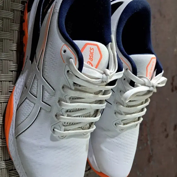 [BUNJANG] Asics Gel-Kayano Sneakers White Orange / 아식스 젤카야노 운동화 245/250