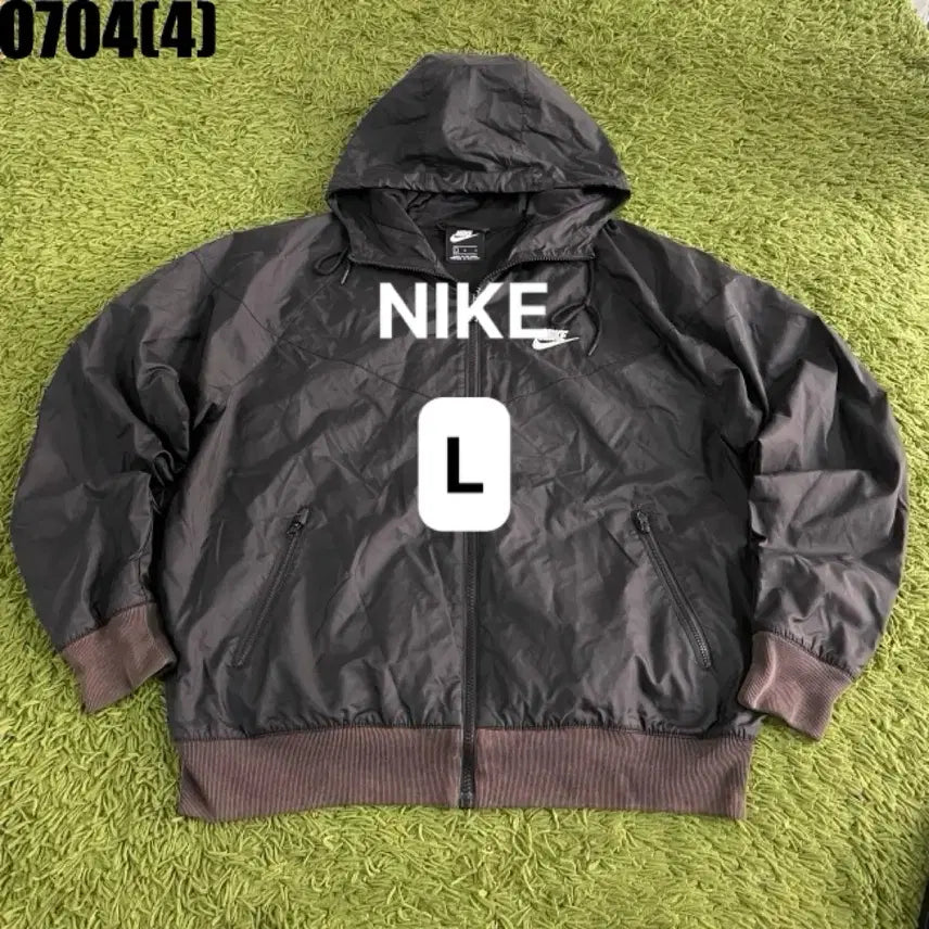 [BUNJANG] Nike Windbreaker Jumper Black Vintage / [L] 나이키 | 바람막이 점퍼 블랙 빈티지 만원 0704