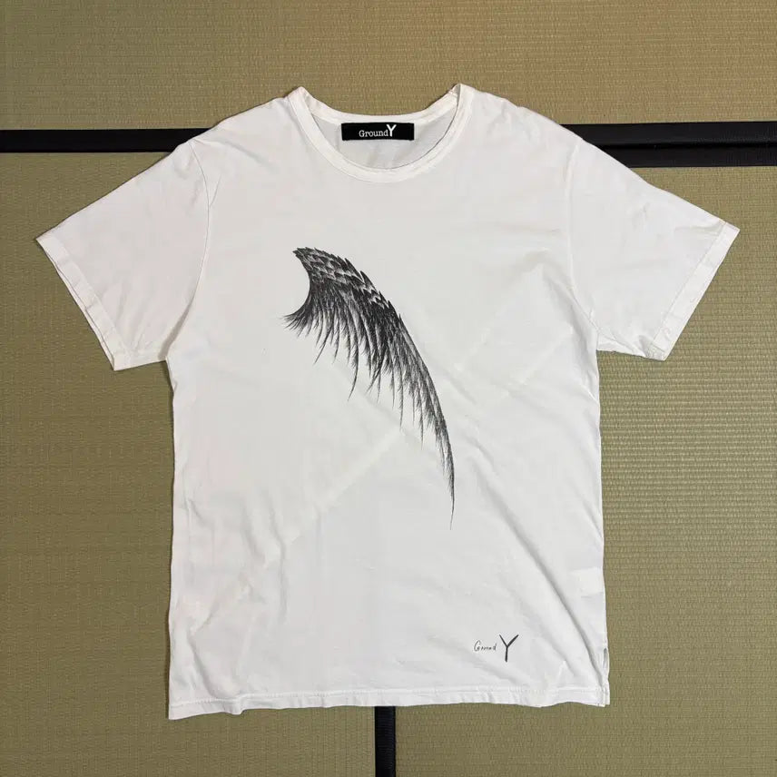 [BUNJANG] Ground Y Yohji Yamamoto 4th Short Sleeve T-Shirt / 요지야마모토 ground Y 4th 반팔