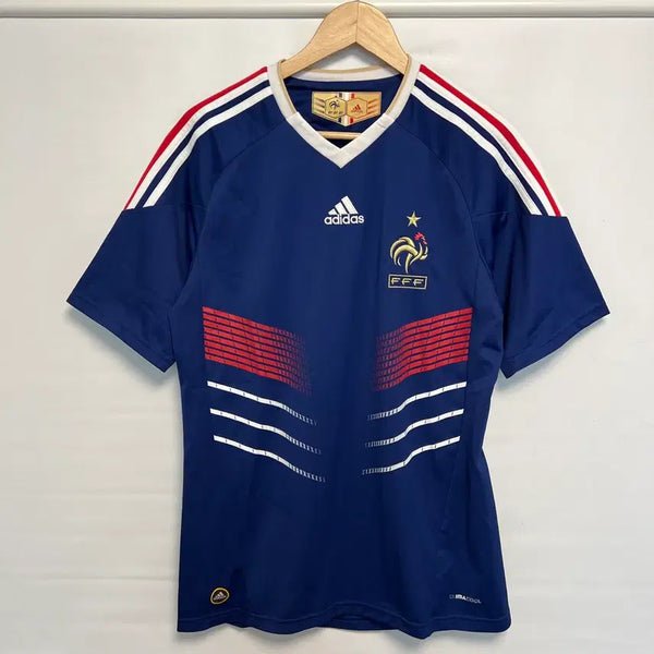 [BUNJANG] Adidas France National Football Team 09-10 Jersey 100 / [정품/100] 아디다스 프랑스 축구 국대 09-10 노마킹 유니폼