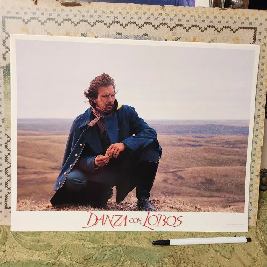 [BUNJANG] Dances with Wolves (1990) Lobby Card / USA  영화 늑대와 함께 춤을(Dances with Wolves)
