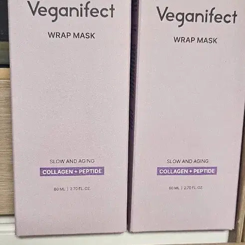 [BUNJANG] Vegan Effect Slow & Aging Collagen Glow Wrap Mask 80ml / (새상품)비건이펙트 슬로우 앤 에이징 콜라겐 물광 랩마스크 80ml