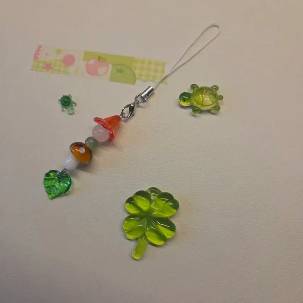 [BUNJANG] Mushroom Bead Keychain / 버섯비즈키링