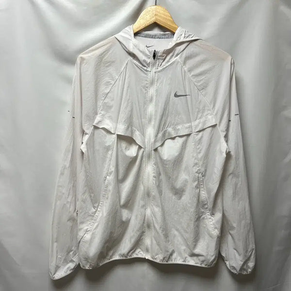 [BUNJANG] Nike Repel UV Windrunner Running Jacket White L / [정품/L] 나이키 리펠UV 윈드러너 화이트 런닝 바람막이