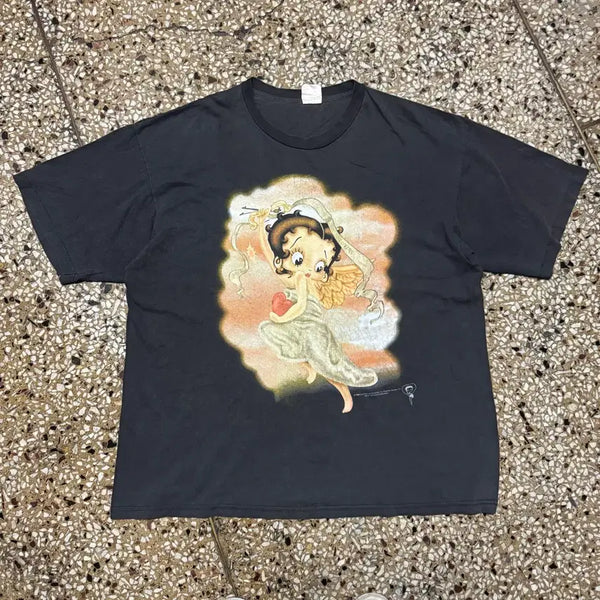 [BUNJANG] 90s Betty Boop Cupid Printing T-Shirt XXL / [XXL] 90s Betty Boop 베티붑 큐피트 프린팅 티셔츠