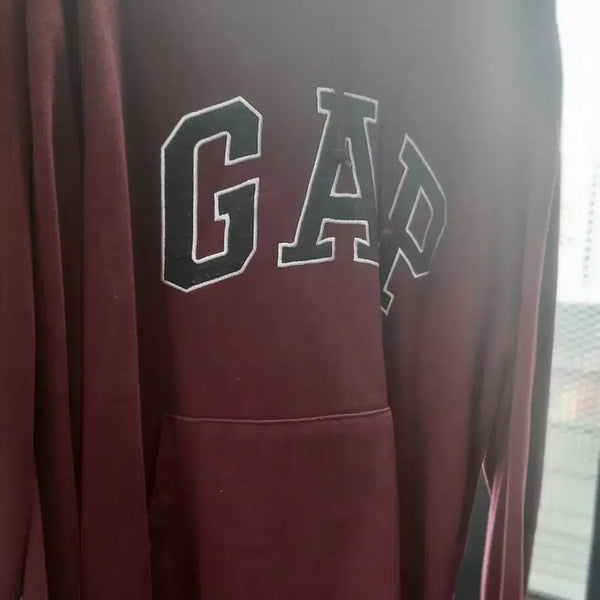 [BUNJANG] GAP Hoodie Burgundy 4XL / 갭 후드티 버건디