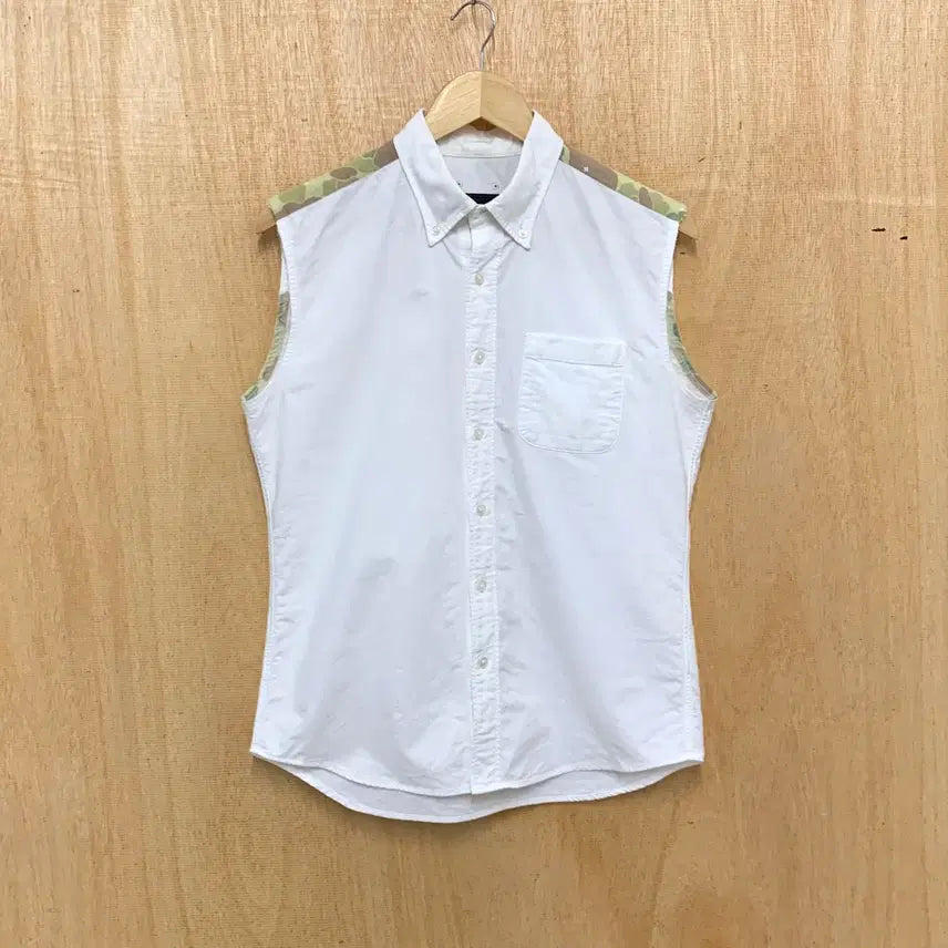 [BUNJANG] Sofnet Duck Camo Sleeveless Shirt / 소프넷 덕카모 슬리브리스 셔츠