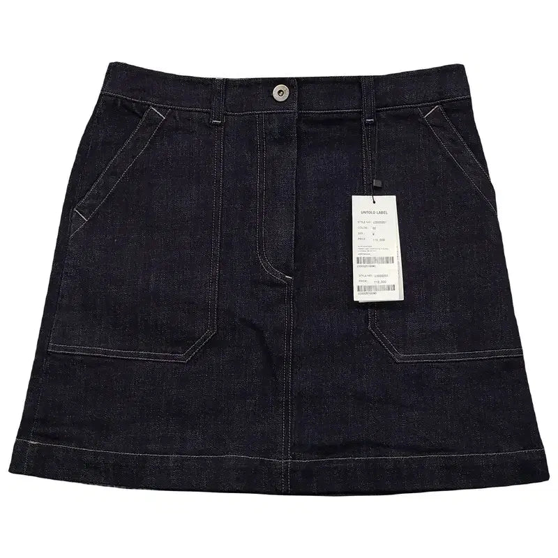 [BUNJANG] Untold Label Denim Stitch Skirt M / [새상품]언톨드레이블 데님 스티치 스커트 M