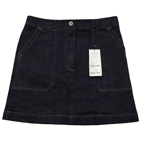 [BUNJANG] Untold Label Denim Stitch Skirt M / [새상품]언톨드레이블 데님 스티치 스커트 M