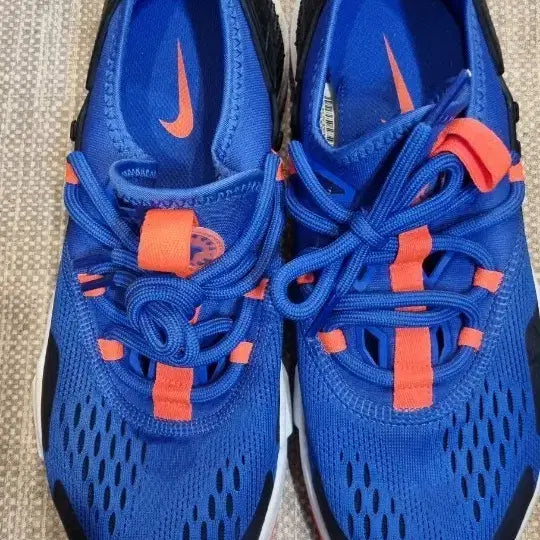 [BUNJANG] Nike Air Max 260 Blue/Orange Running Shoes / 나이키 운동화 블루/오렌지 260