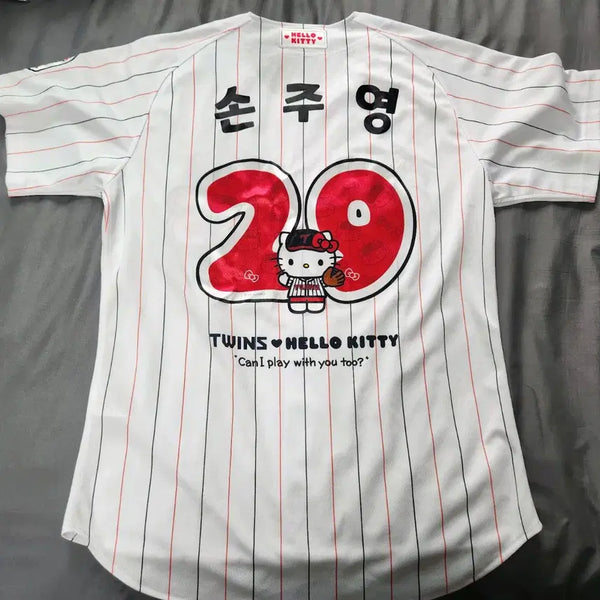 [BUNJANG] LG Twins Son Ju-young Hello Kitty Jersey XL / (105) LG트윈스 손주영 헬로키티 유니폼