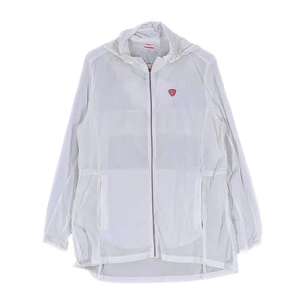 [BUNJANG] Wilson Women's Gorpcore Windbreaker Jacket White / 윌슨 여성 고프코어 바람막이자켓 100 상태좋음 화이트 00971