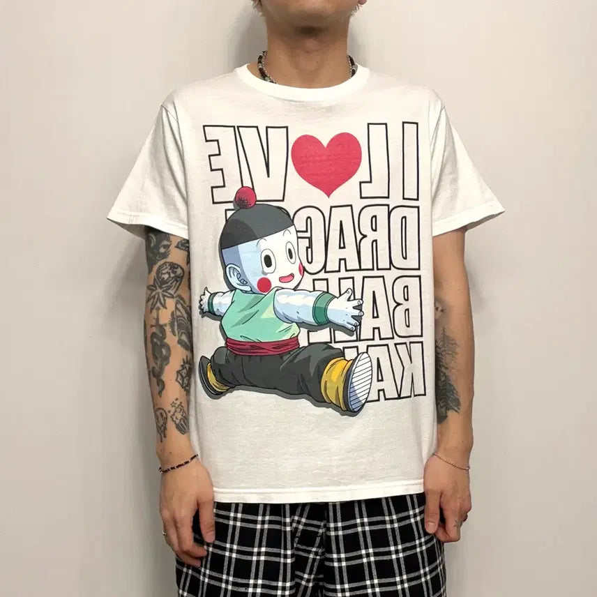 [BUNJANG] Dragonball Vintage Official T-Shirt / DRAGONBALL 드래곤볼 빈티지 오피셜 반팔티셔츠