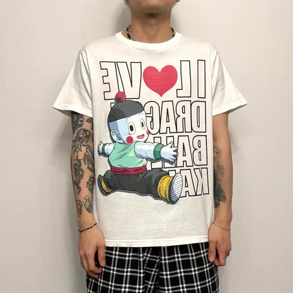 [BUNJANG] Dragonball Vintage Official T-Shirt / DRAGONBALL 드래곤볼 빈티지 오피셜 반팔티셔츠