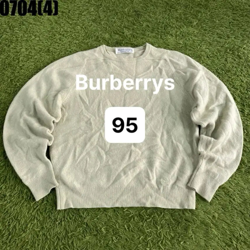 [BUNJANG] Burberry Ivory Knit Vintage / [95] 버버리 | 아이보리 니트 빈티지 만원 0704