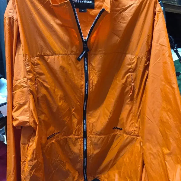 [BUNJANG] YESEYESEYE Orange Windbreaker Jacket M / YESEYESEYE 오렌지 바람막이