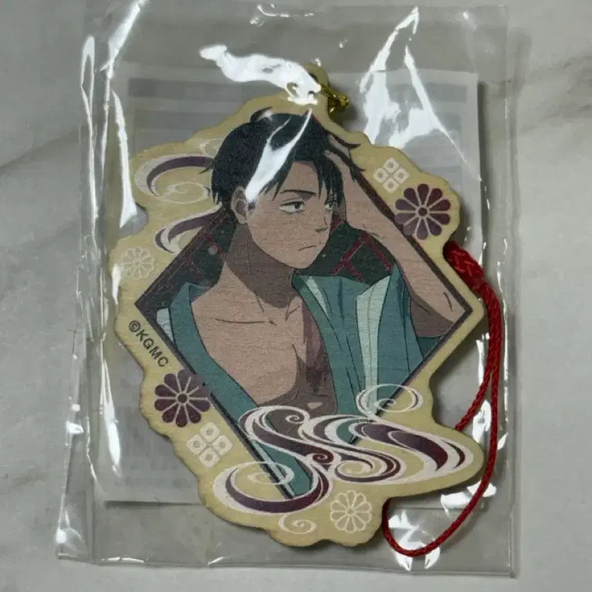 [BUNJANG] GeGeGe no Kitaro Mizuki Wooden Keyring / 키타로 탄생 게게게의 수수께끼 특전 미즈키 목재 우드 키링
