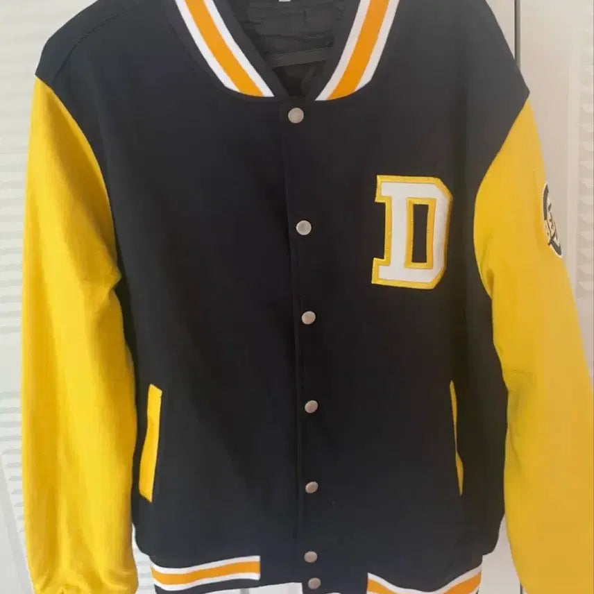 [BUNJANG] Doosan Bears Baseball Jacket Yellow Size 105 / 두산베어스 야구점퍼자켓 옐로우 105