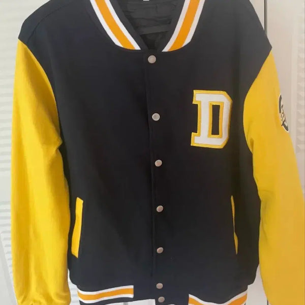 [BUNJANG] Doosan Bears Baseball Jacket Yellow Size 105 / 두산베어스 야구점퍼자켓 옐로우 105