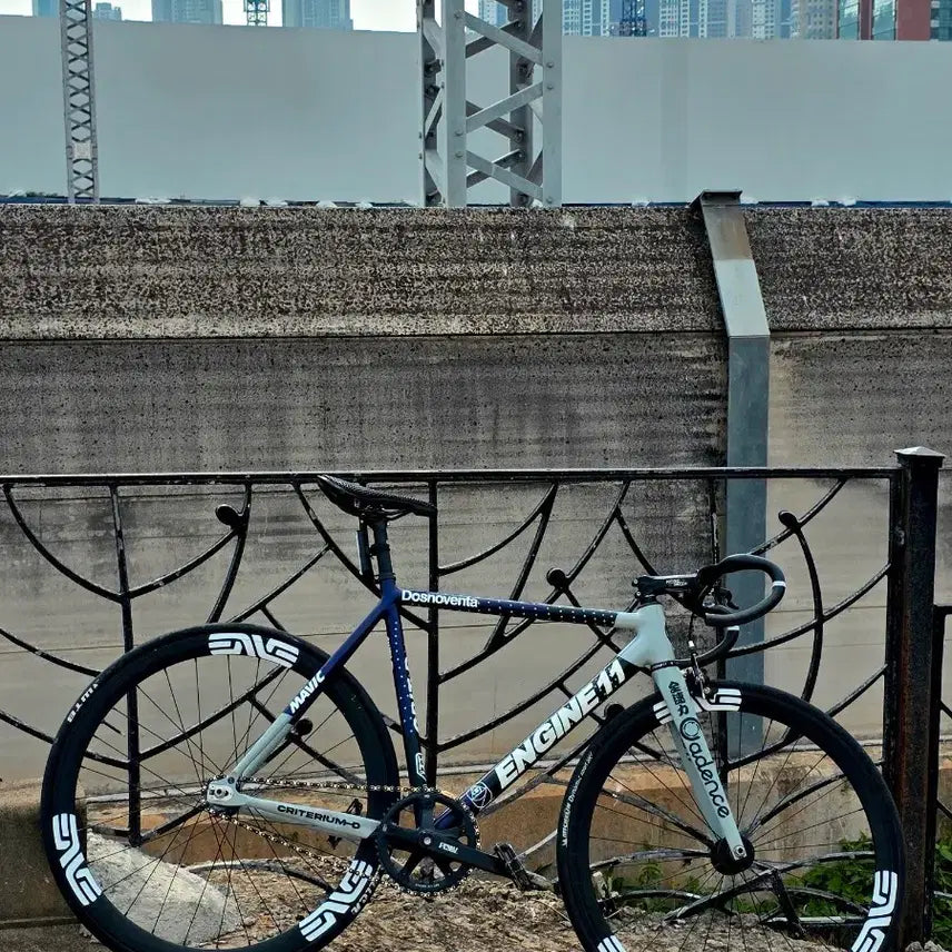 [BUNJANG] Engine11 Crit-D Eggplant Gray Bicycle (Size M, with Brakes) / 엔진11 크릿디 에그플랜트 그레이 판/대 (브레이크 있음)