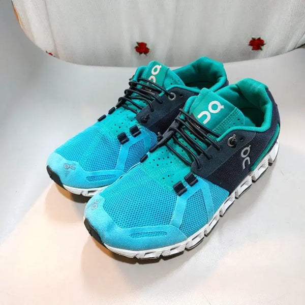 [BUNJANG] On Running Cloud Platform Sneakers Blue/Green 235mm / 온러닝 클라우드플랫폼 운동화 블루/그린235mm