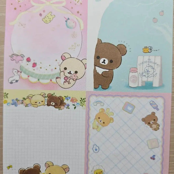 [BUNJANG] Rilakkuma Paper Memo Pad (Single Sheet) / 리락쿠마 지류 메모지 1장 소분