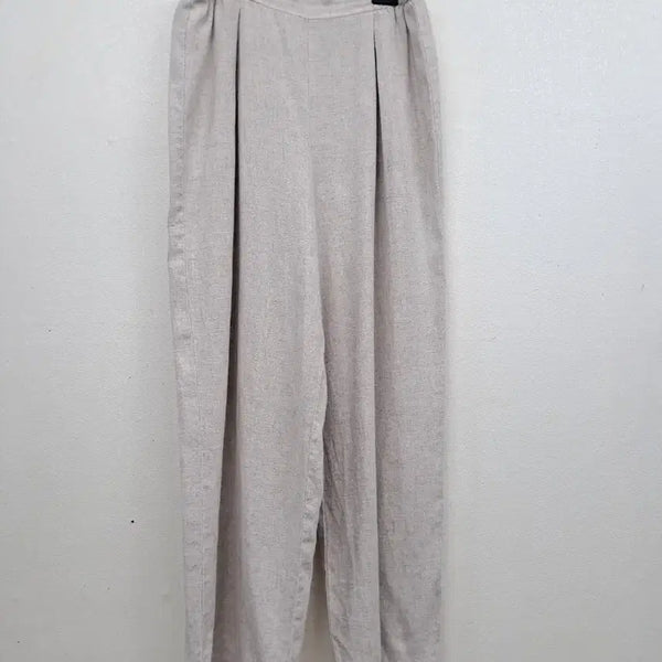 [BUNJANG] MELROSE Cotton Linen Wide Long Pants (Size 28) / MELROSE면마 와이드롱팬츠28