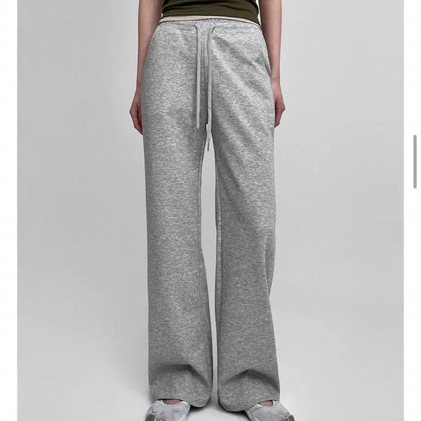 [BUNJANG] Black Up Bient Summer Wide Banding Pants - Gray (Short) / 블랙업 비엔트 썸머 와이드 밴딩팬츠 s/short/그레이