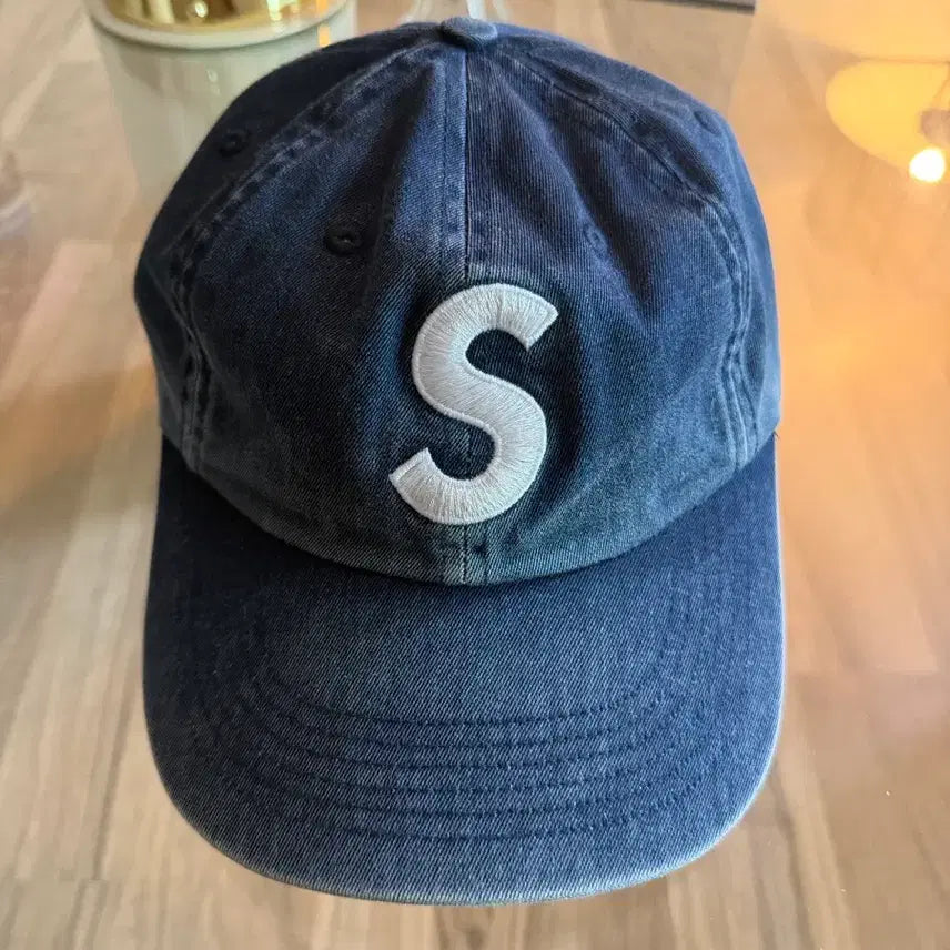 [BUNJANG] Supreme 22FW Pigment 6-Panel S Logo Ball Cap Indigo / 슈프림 22fw 피그먼트 6패널 S로고 볼캡 인디고